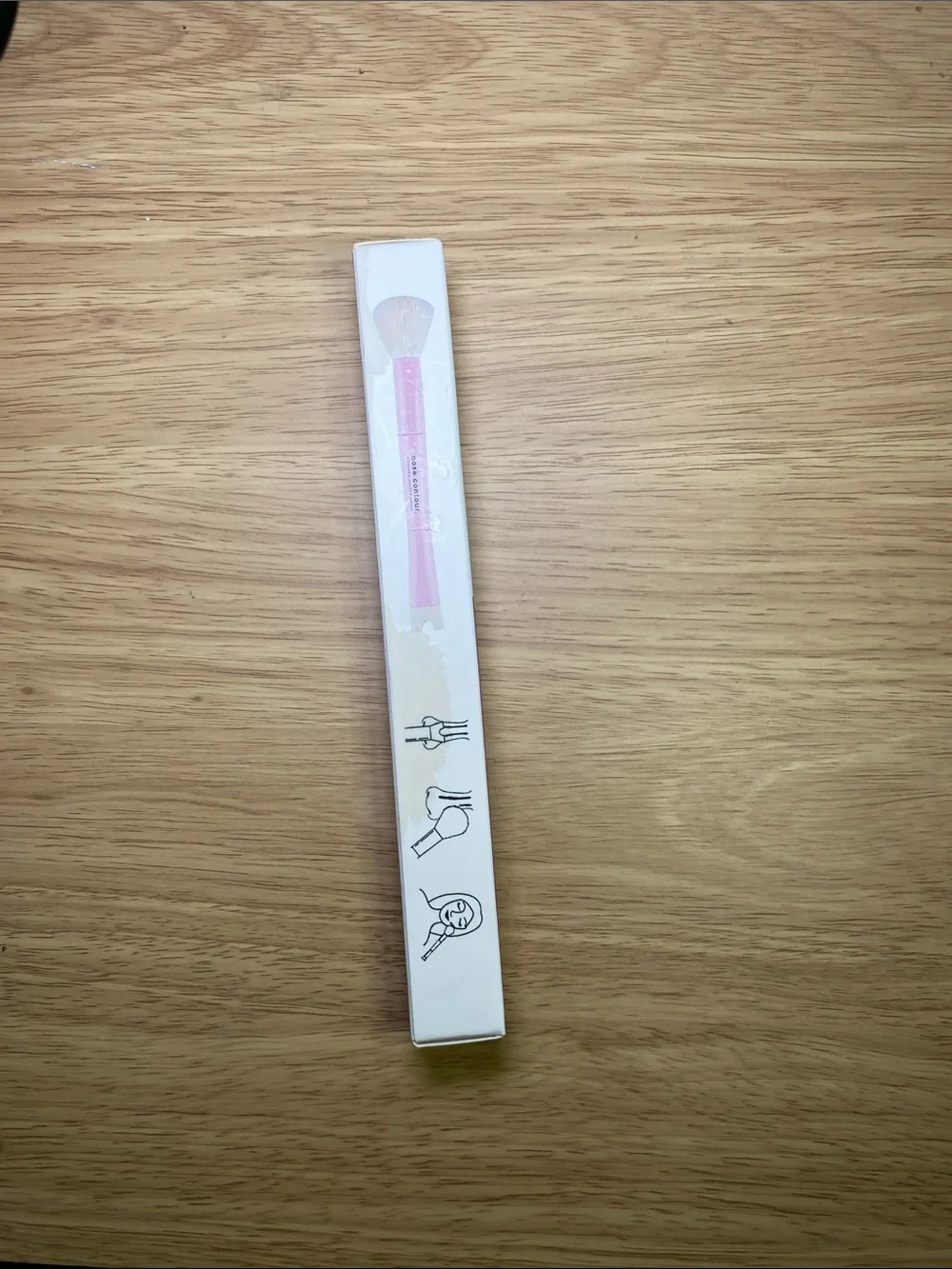 Nose Contour U-Shaped Makeup Brush - Pink